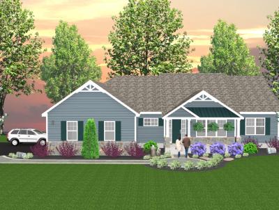 Foundation plantings add lots of curb appeal to this home. Foundation plantings add lots of curb appeal to this home.