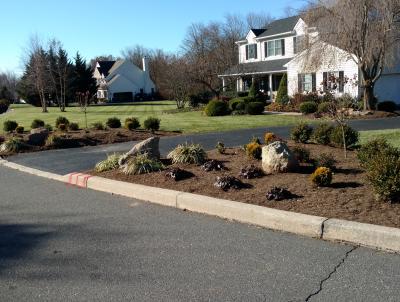 Fresh mulch can make a big difference in curb appeal.