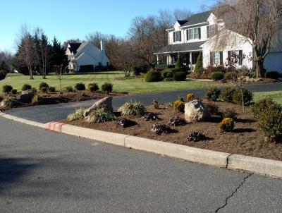 Fresh mulch can make a big difference in curb appeal. Fresh mulch can make a big difference in curb appeal.