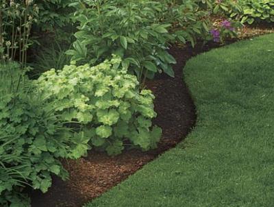 Nothing sets off a garden bed than a crisp, clean edge. Nothing sets off a garden bed than a crisp, clean edge.