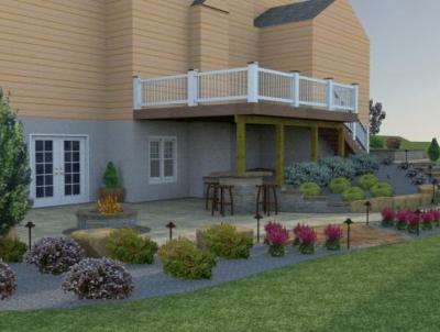 3-D Patio Design for Downingtown project 3-D Patio Design for Downingtown project