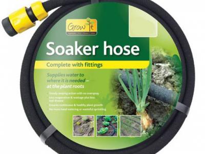Soaker hoses do a good job Soaker hoses do a good job