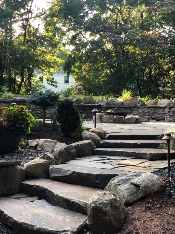 Pottstown Case Study A New Backyard Patio Oasis Whitehouse Landscaping