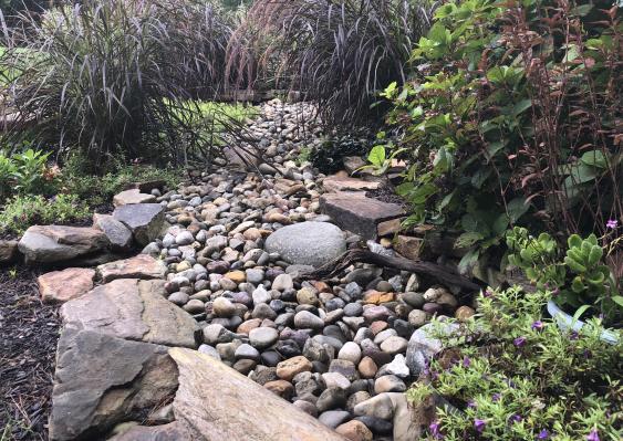 Dry Creek bed in Pottstown helps with erosion control.