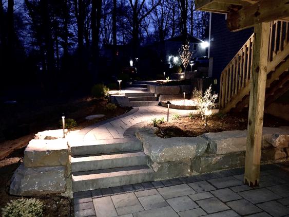 Pottstown Walkway Installation using Rocka Steps