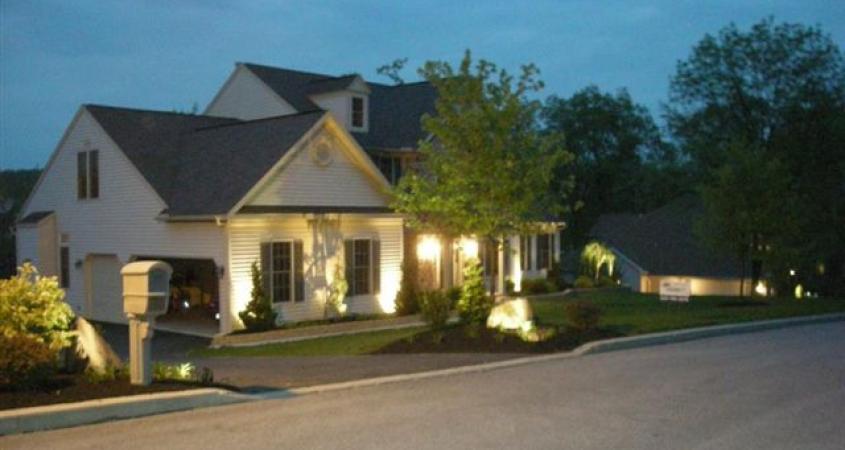 Outdoor Lighting Makes A Big Difference Whitehouse Landscaping Landscape Lighting Installation In Birdsboro Pa