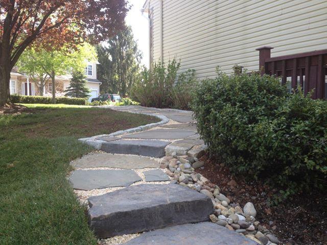 Side Yard Landscaping and Pathways