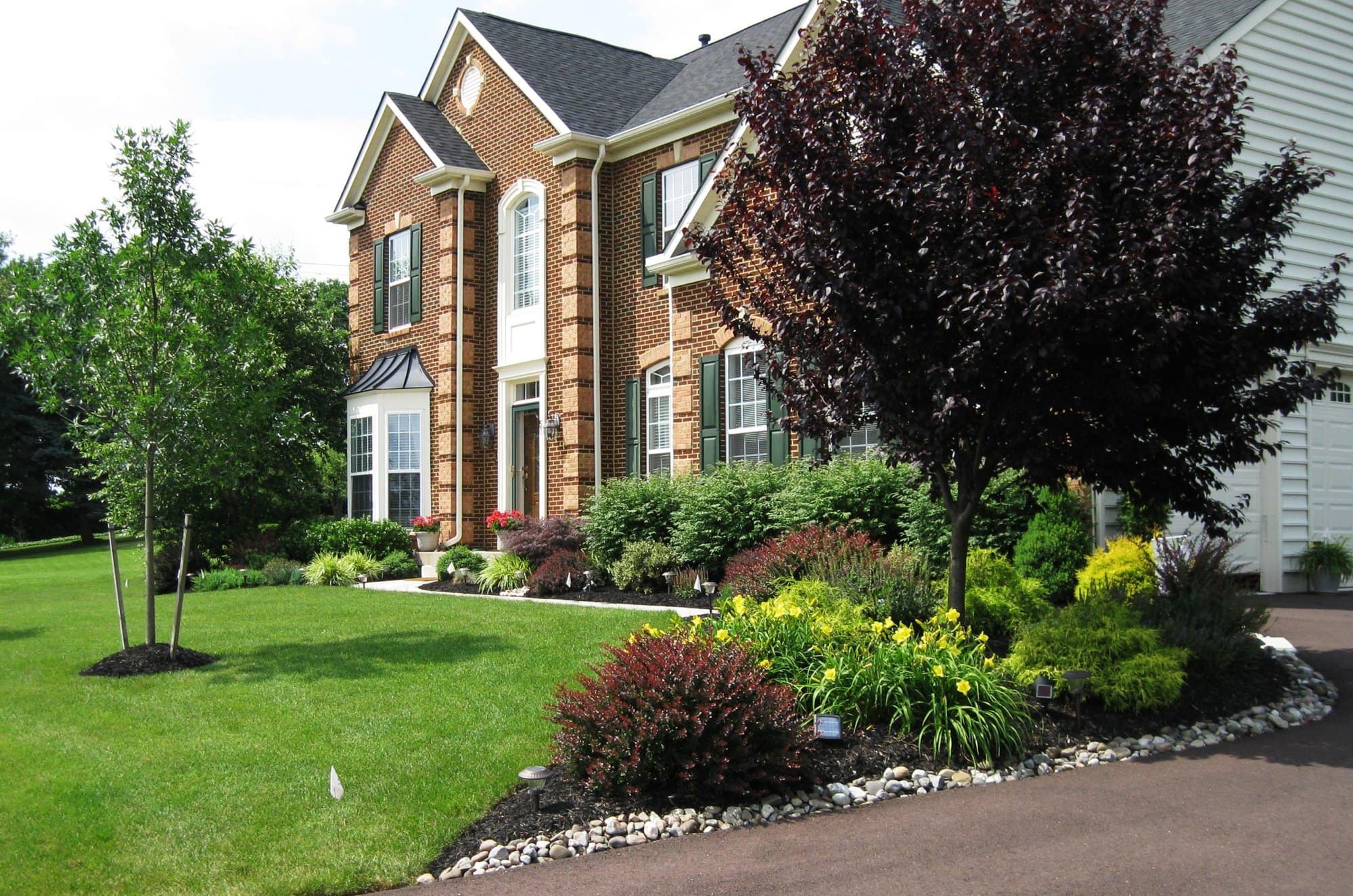 Front-yard-landscaping-in-Chester-Springs-PA_0-scaled