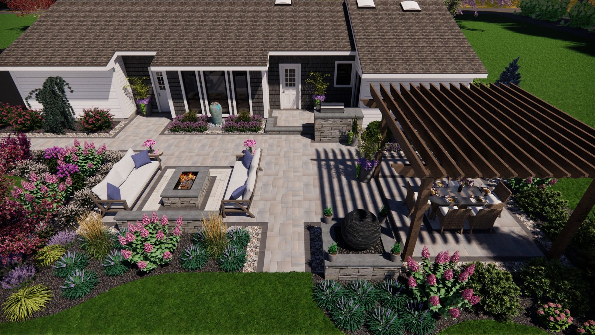 An example of a Modern Landscape Design