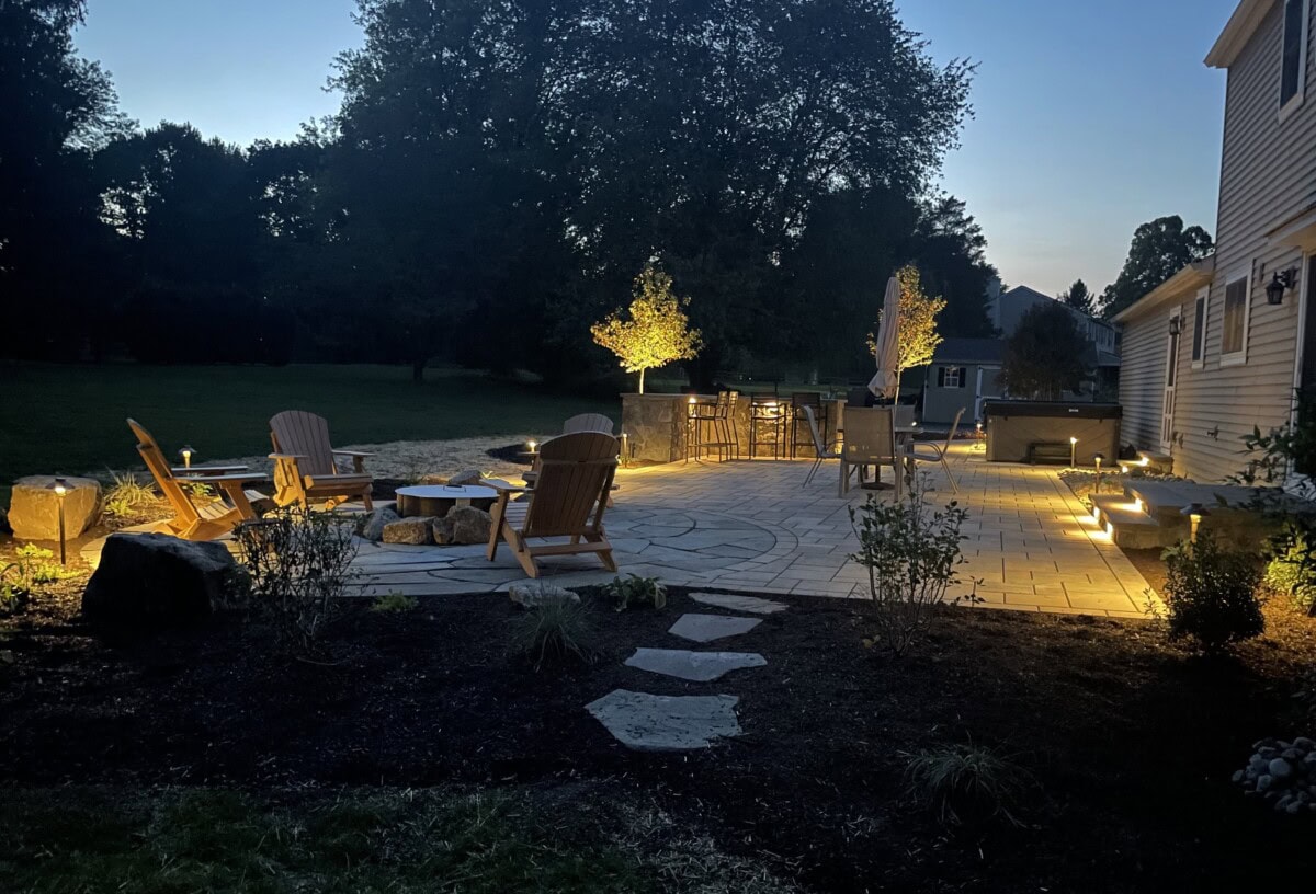 Uplighting of Tree in Malvern, PA