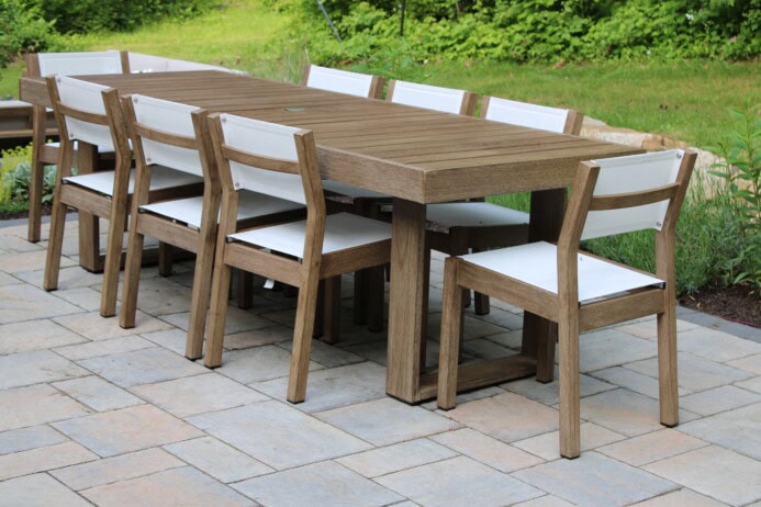 Outdoor Dining Area of Patio Installation in Pottstown, PA