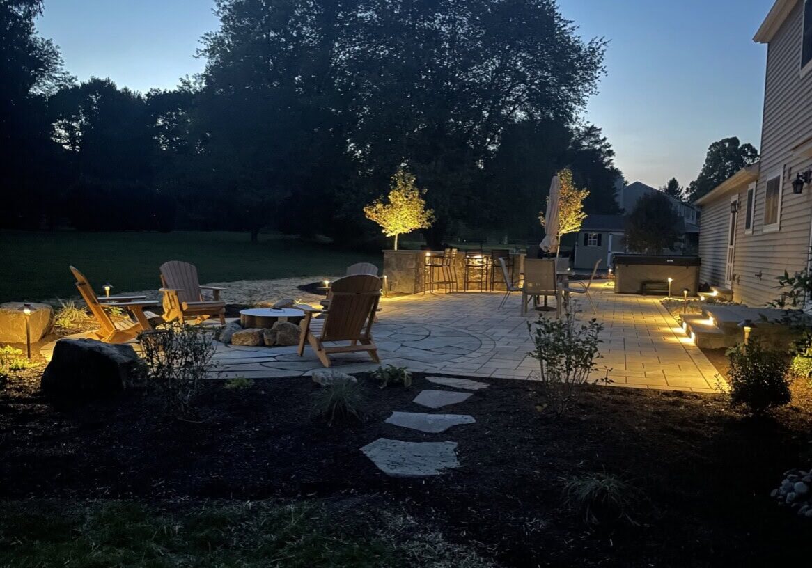 Uplighting of Tree in Malvern, PA