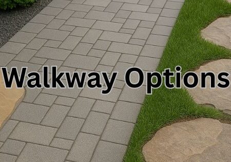Flagstone, Paver, Stepping Stone walkway options